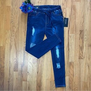 American Bazi Distressed Denim Joggers